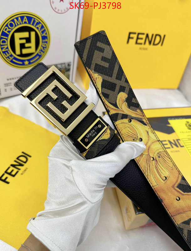 Belts-Fendi fake high quality ID: PJ3798 $: 69USD