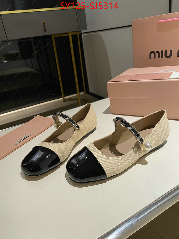 Women Shoes-Miu Miu unsurpassed quality ID: SJ5314 $: 125USD