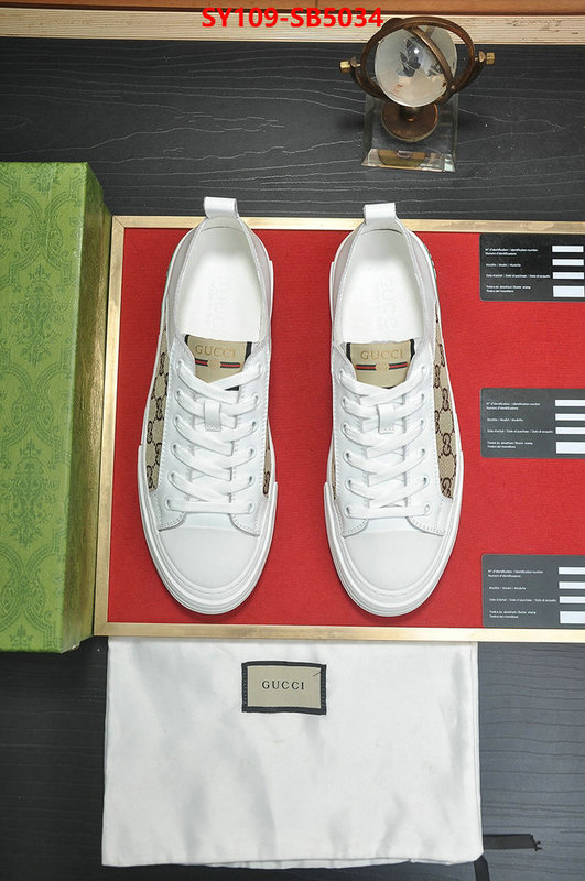 Men Shoes-Gucci what 1:1 replica ID: SB5034 $: 109USD