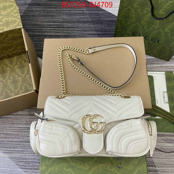 Gucci Bags(TOP)-Marmont top designer replica ID: BJ4709 $: 259USD,