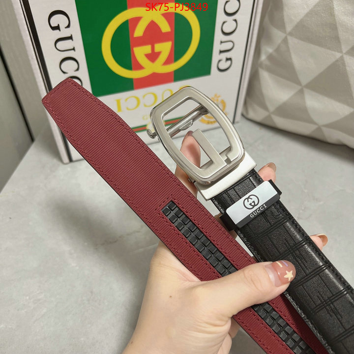 Belts-Gucci buy best high-quality ID: PJ3849 $: 75USD