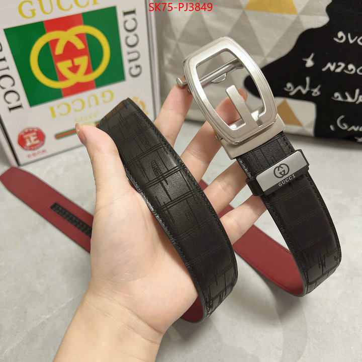 Belts-Gucci buy best high-quality ID: PJ3849 $: 75USD