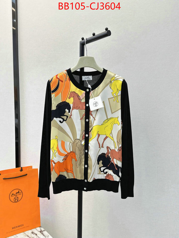 Clothing-Hermes replica 2024 perfect luxury ID: CJ3604 $: 105USD