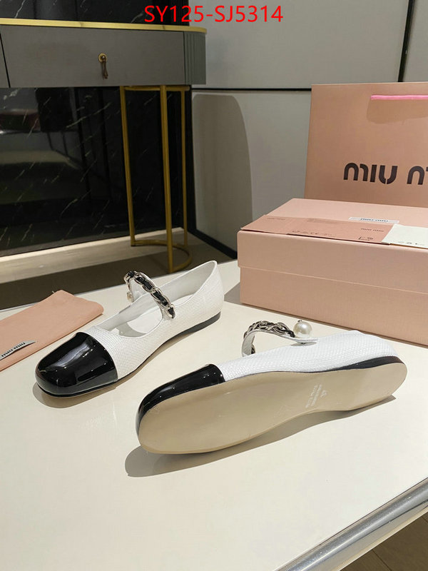 Women Shoes-Miu Miu unsurpassed quality ID: SJ5314 $: 125USD