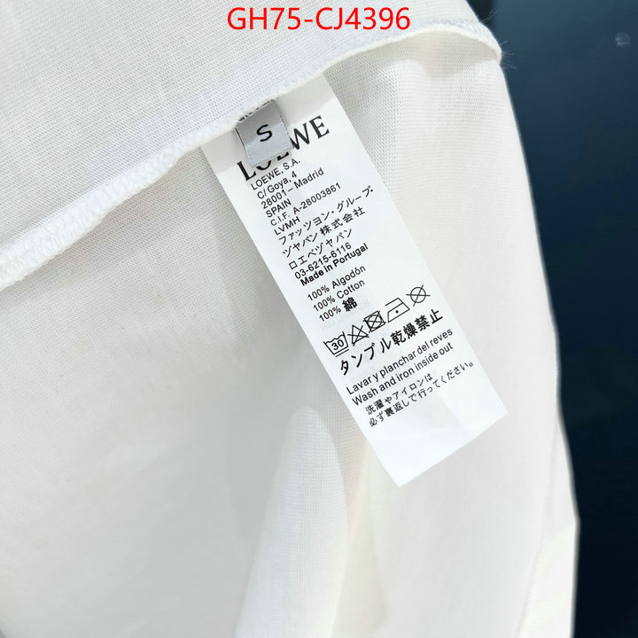 Clothing-Loewe 2024 replica wholesale cheap sales online ID: CJ4396 $: 75USD