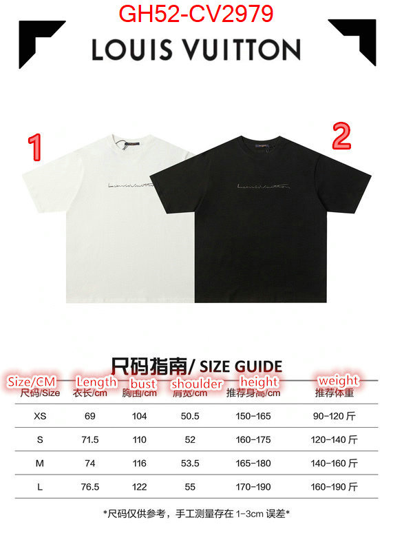 Clothing-LV where can i buy the best quality ID: CV2979 $: 52USD