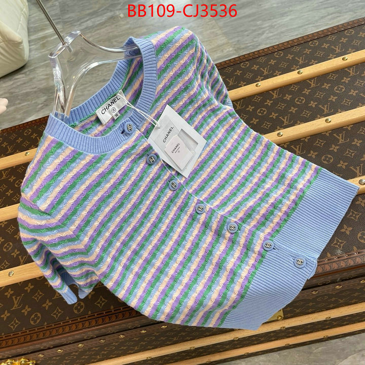 Clothing-Chanel replica shop ID: CJ3536 $: 109USD