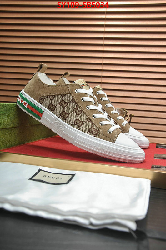 Men Shoes-Gucci what 1:1 replica ID: SB5034 $: 109USD