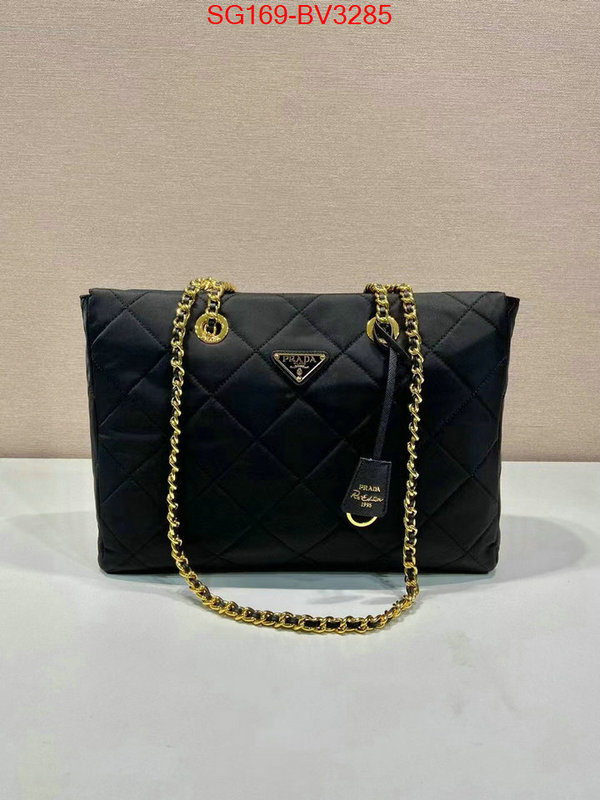 Prada Bags(TOP)-Handbag- designer replica ID: BV3285 $: 169USD,