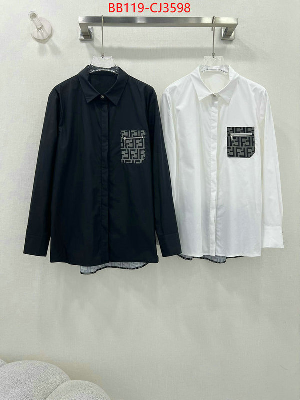 Clothing-Fendi only sell high-quality ID: CJ3598 $: 119USD