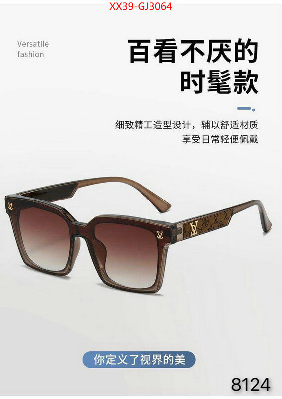 Glasses-LV top fake designer ID: GJ3064 $: 39USD
