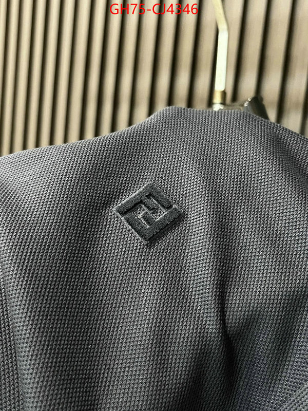 Clothing-Fendi perfect quality designer replica ID: CJ4346 $: 75USD