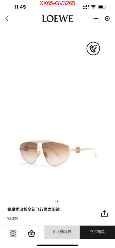 Glasses-Loewe best knockoff ID: GV3265 $: 65USD