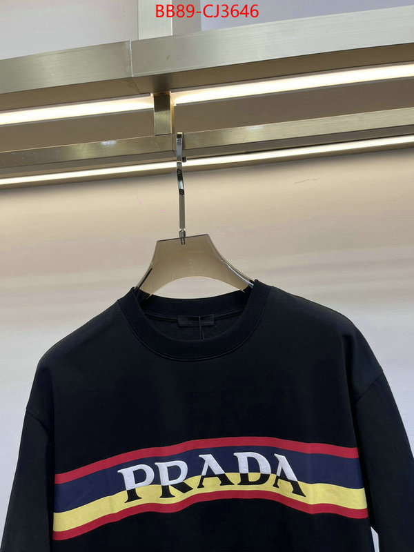 Clothing-Prada best wholesale replica ID: CJ3646 $: 89USD