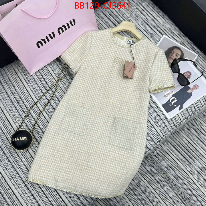 Clothing-MIU MIU perfect ID: CJ3641 $: 129USD