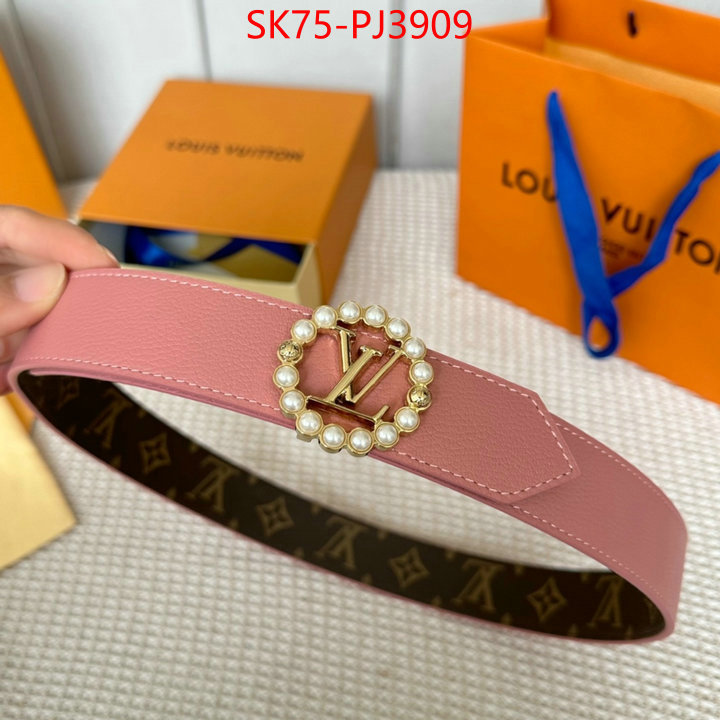Belts-LV designer wholesale replica ID: PJ3909 $: 75USD