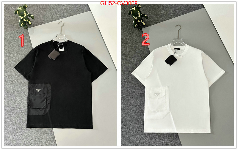 Clothing-Prada online sale ID: CV3008 $: 52USD