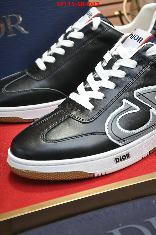 Men shoes-Dior perfect quality designer replica ID: SB4983 $: 115USD