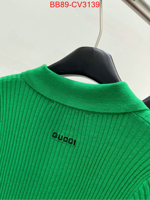 Clothing-Gucci buy best quality replica ID: CV3139 $: 89USD