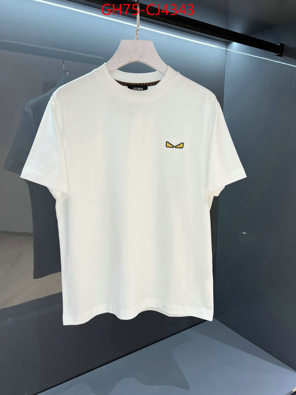 Clothing-Fendi wholesale 2024 replica ID: CJ4343 $: 75USD