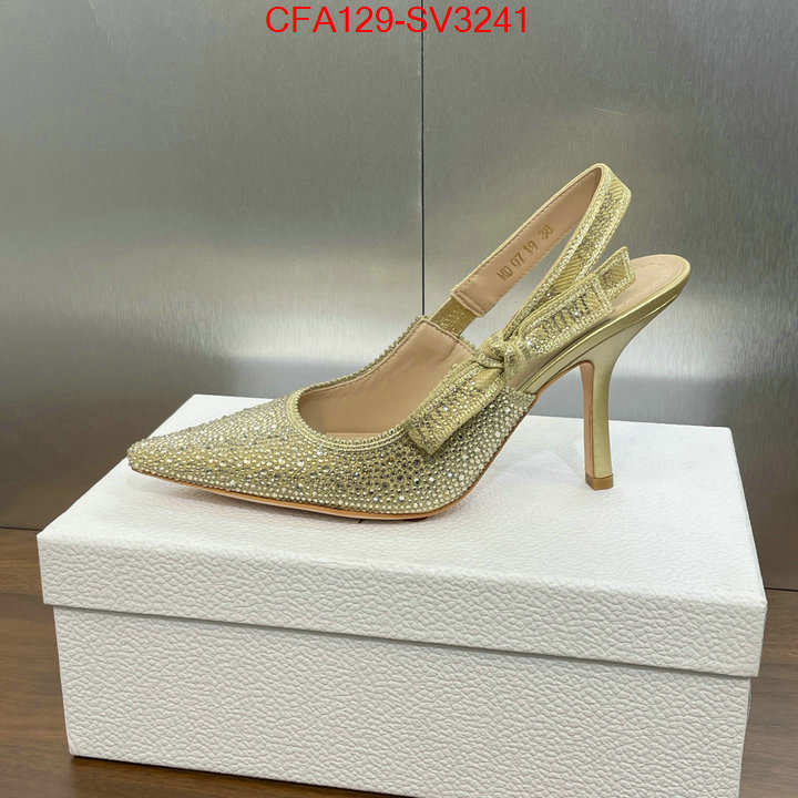 Women Shoes-Dior shop cheap high quality 1:1 replica ID: SV3241 $: 129USD