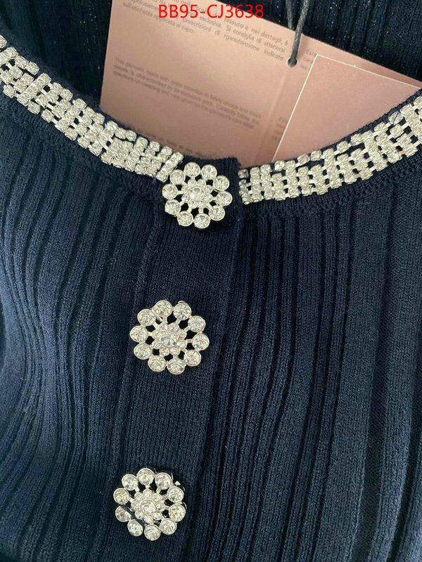 Clothing-MIU MIU china sale ID: CJ3638 $: 95USD