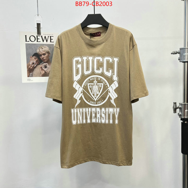 Clothing-Gucci cheap online best designer ID: CB2003 $: 79USD