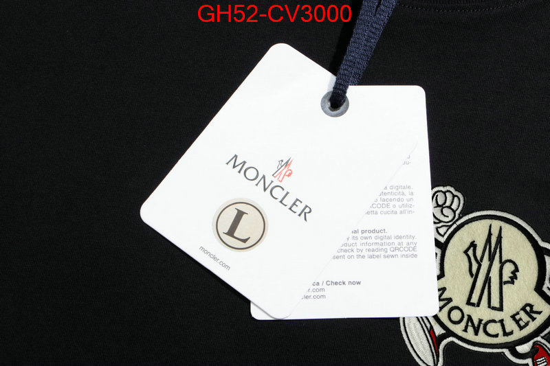 Clothing-Moncler 2024 perfect replica designer ID: CV3000 $: 52USD