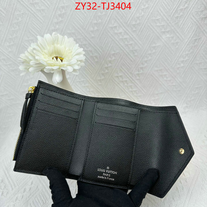 LV Bags(4A)-Wallet fake aaaaa ID: TJ3404 $: 32USD,