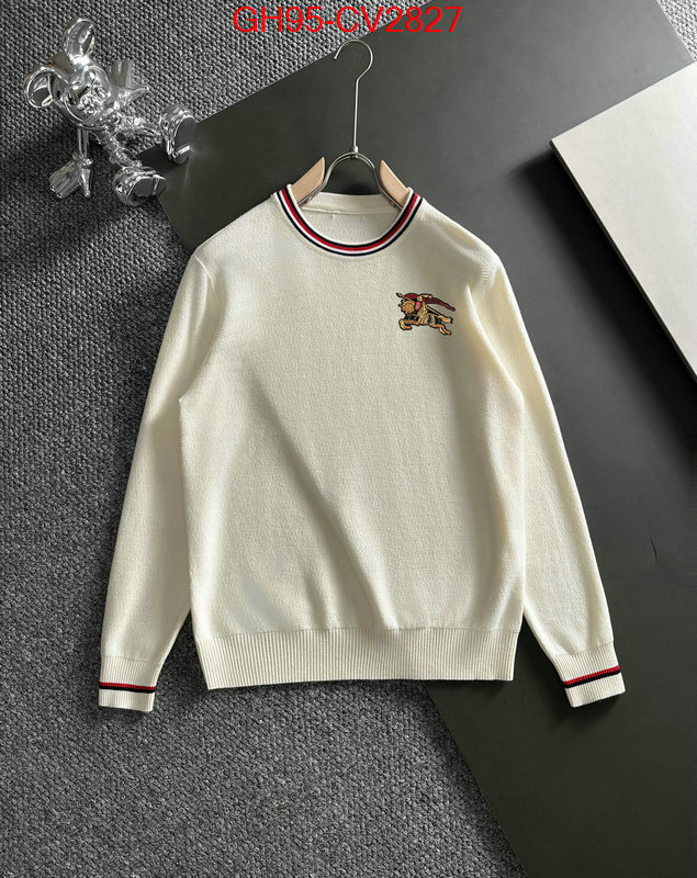 Clothing-Burberry designer fake ID: CV2827 $: 95USD