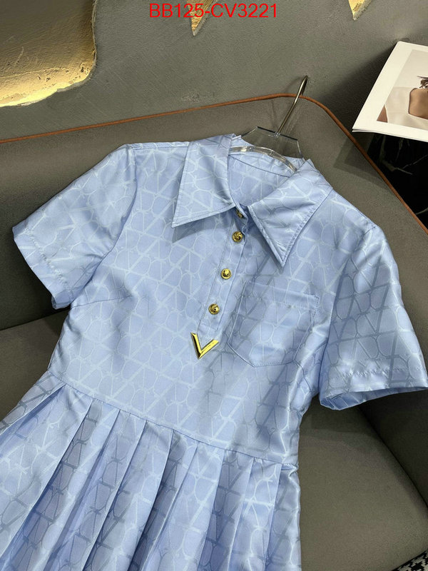 Clothing-Valentino what best designer replicas ID: CV3221 $: 125USD