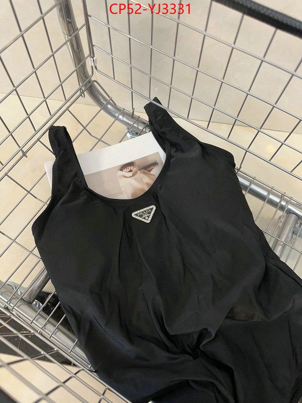 Swimsuit-Prada luxury fashion replica designers ID: YJ3331 $: 52USD