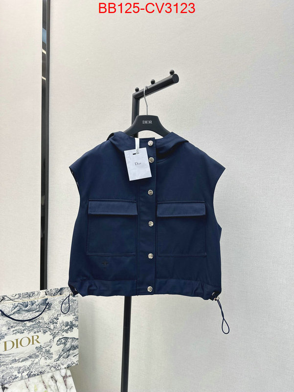 Clothing-Dior high quality ID: CV3123 $: 125USD