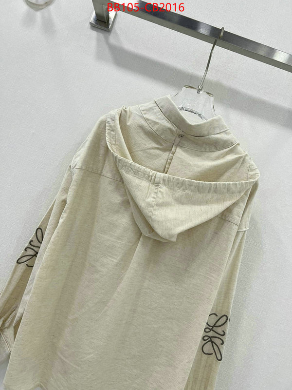 Clothing-Loewe how to find designer replica ID: CB2016 $: 105USD