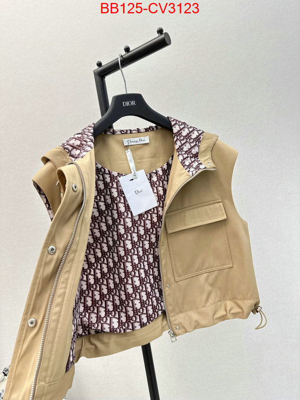Clothing-Dior high quality ID: CV3123 $: 125USD