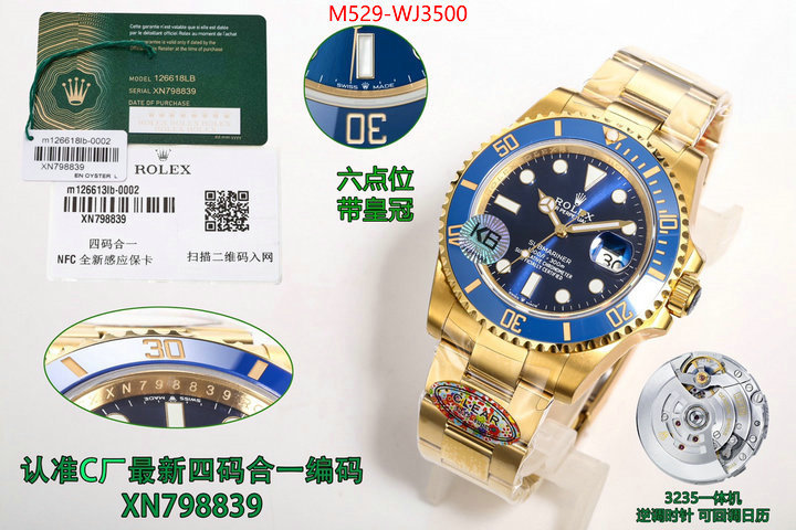 Watch(TOP)-Rolex high quality happy copy ID: WJ3500 $: 529USD