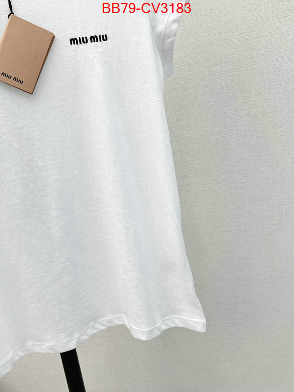Clothing-MIU MIU hot sale ID: CV3183 $: 79USD