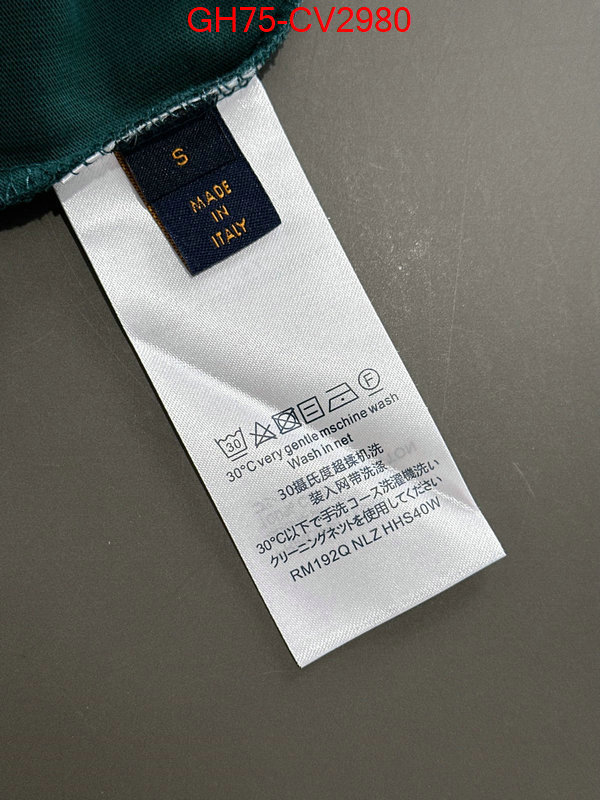 Clothing-LV shop cheap high quality 1:1 replica ID: CV2980 $: 75USD