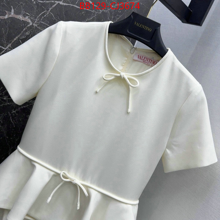 Clothing-Valentino top designer replica ID: CJ3674 $: 129USD