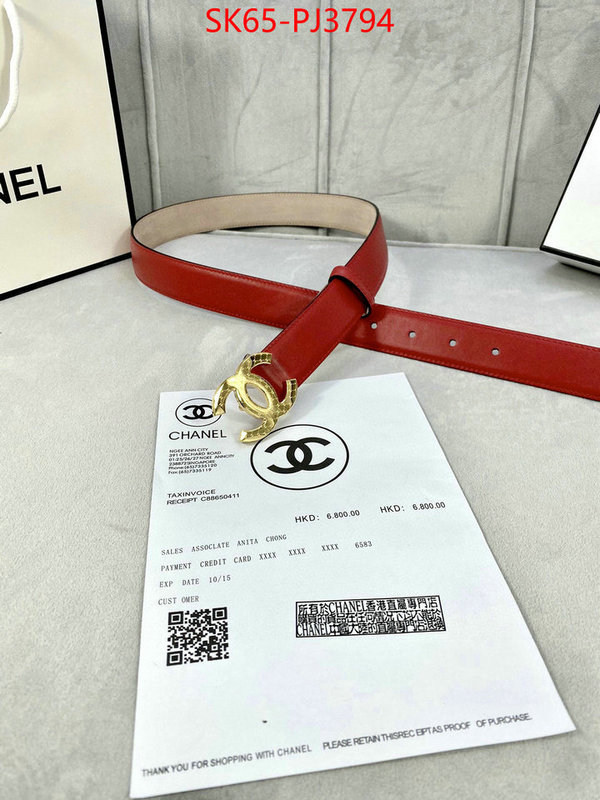 Belts-Chanel the best quality replica ID: PJ3794 $: 65USD