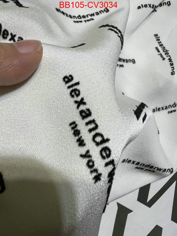 Clothing-Alexander Wang replica designer ID: CV3034 $: 105USD