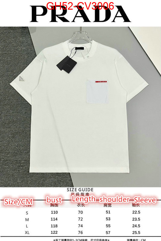 Clothing-Prada every designer ID: CV3006 $: 52USD