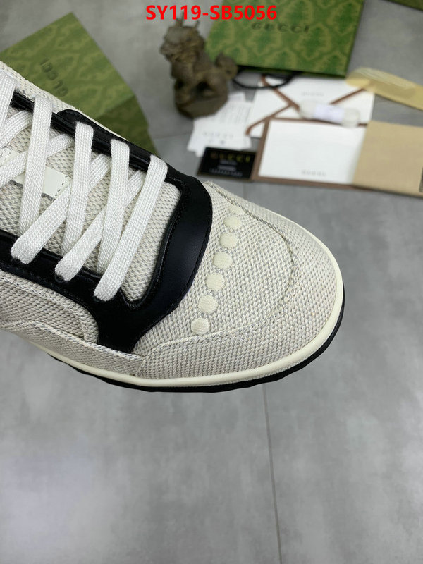 Men Shoes-Gucci best quality fake ID: SB5056 $: 119USD