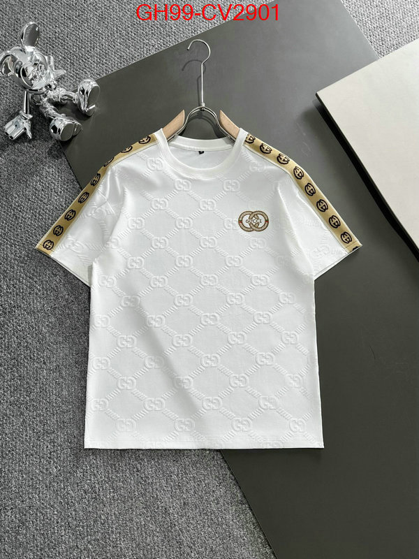 Clothing-Gucci where to buy fakes ID: CV2901 $: 99USD