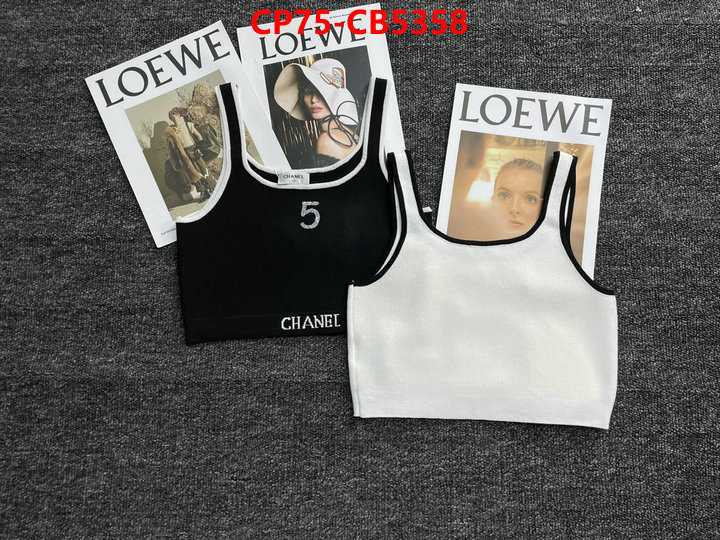 Clothing-Chanel top quality fake ID: CB5358 $: 75USD