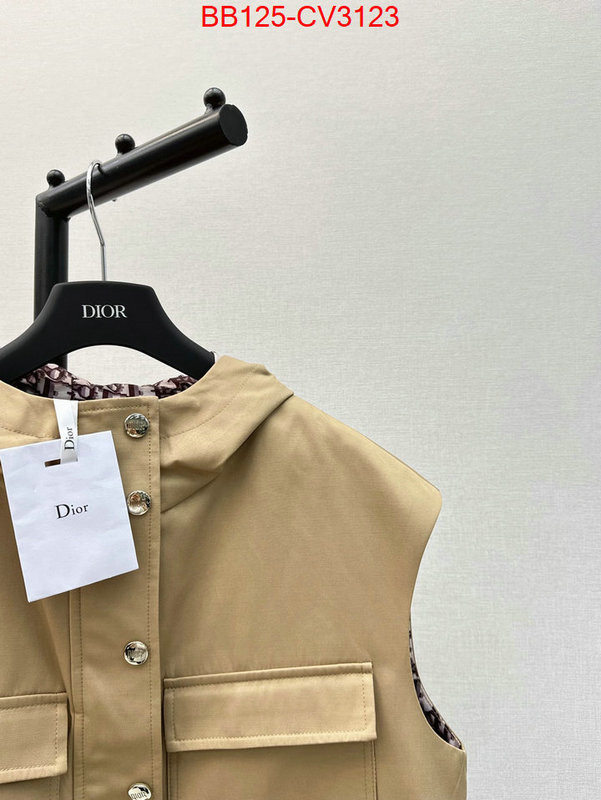 Clothing-Dior high quality ID: CV3123 $: 125USD