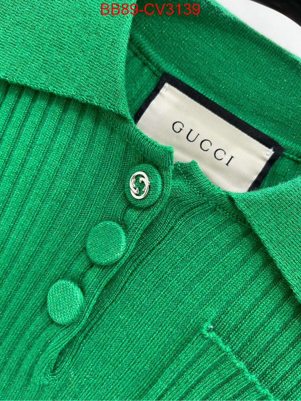 Clothing-Gucci buy best quality replica ID: CV3139 $: 89USD