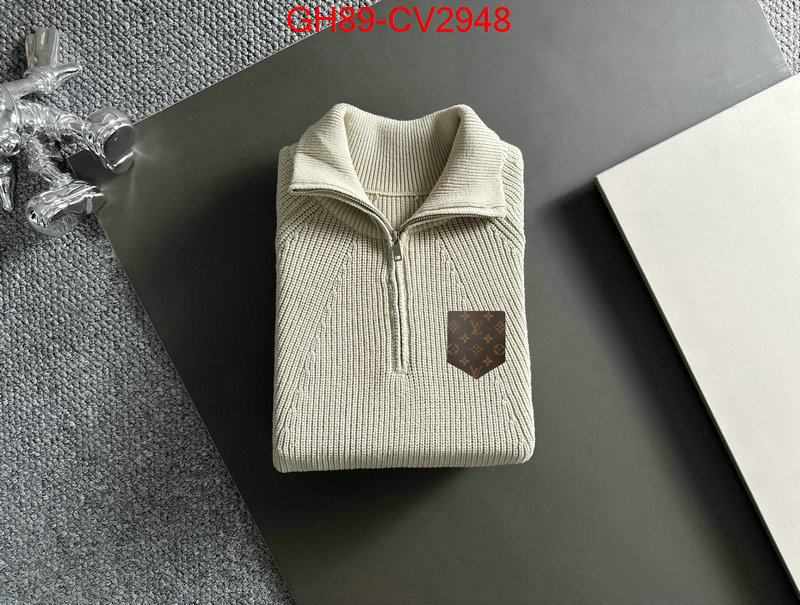 Clothing-LV fake designer ID: CV2948 $: 89USD