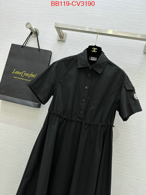 Clothing-Moncler buy best high-quality ID: CV3190 $: 119USD
