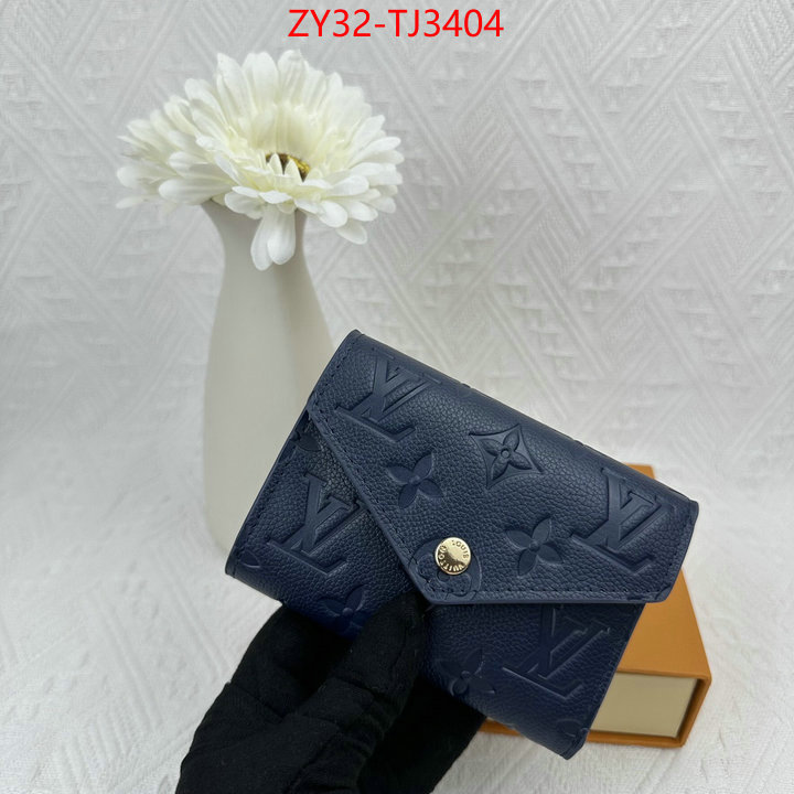 LV Bags(4A)-Wallet fake aaaaa ID: TJ3404 $: 32USD,